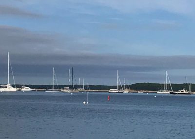Summer in Sag Harbor Boats on the Bay (12x9 or larger)
