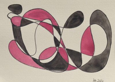 Untitled (11x8.5 charcoal pencil & watercolor 2020)