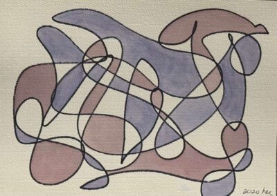 Untitled (11x8.5 charcoal pencil & watercolor 2020)