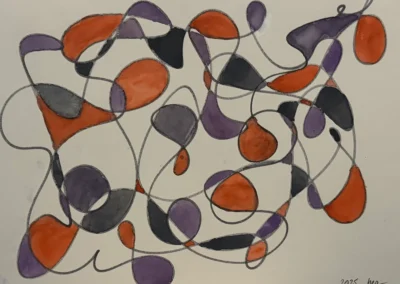 Untitled (26x13 archival ink & watercolor 2025)